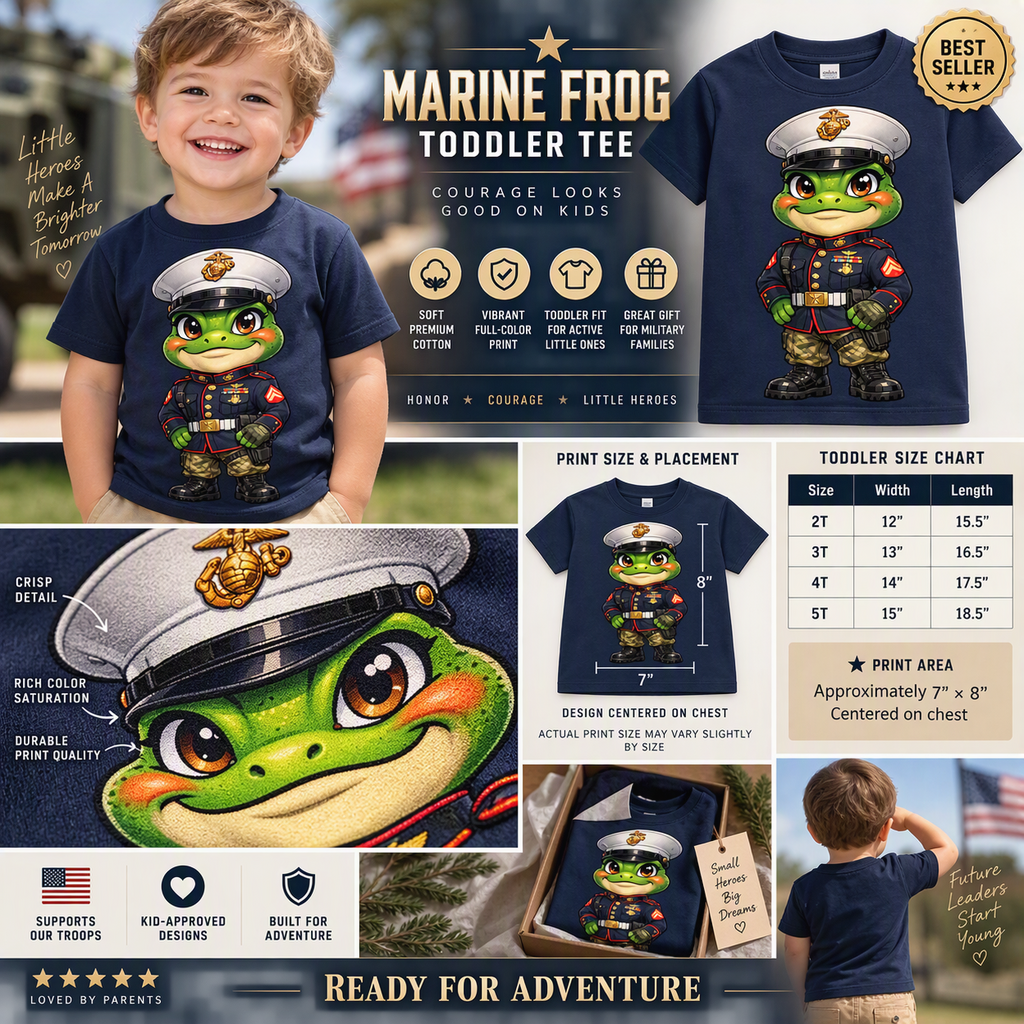 PROUD MARINE TODDLER TEE