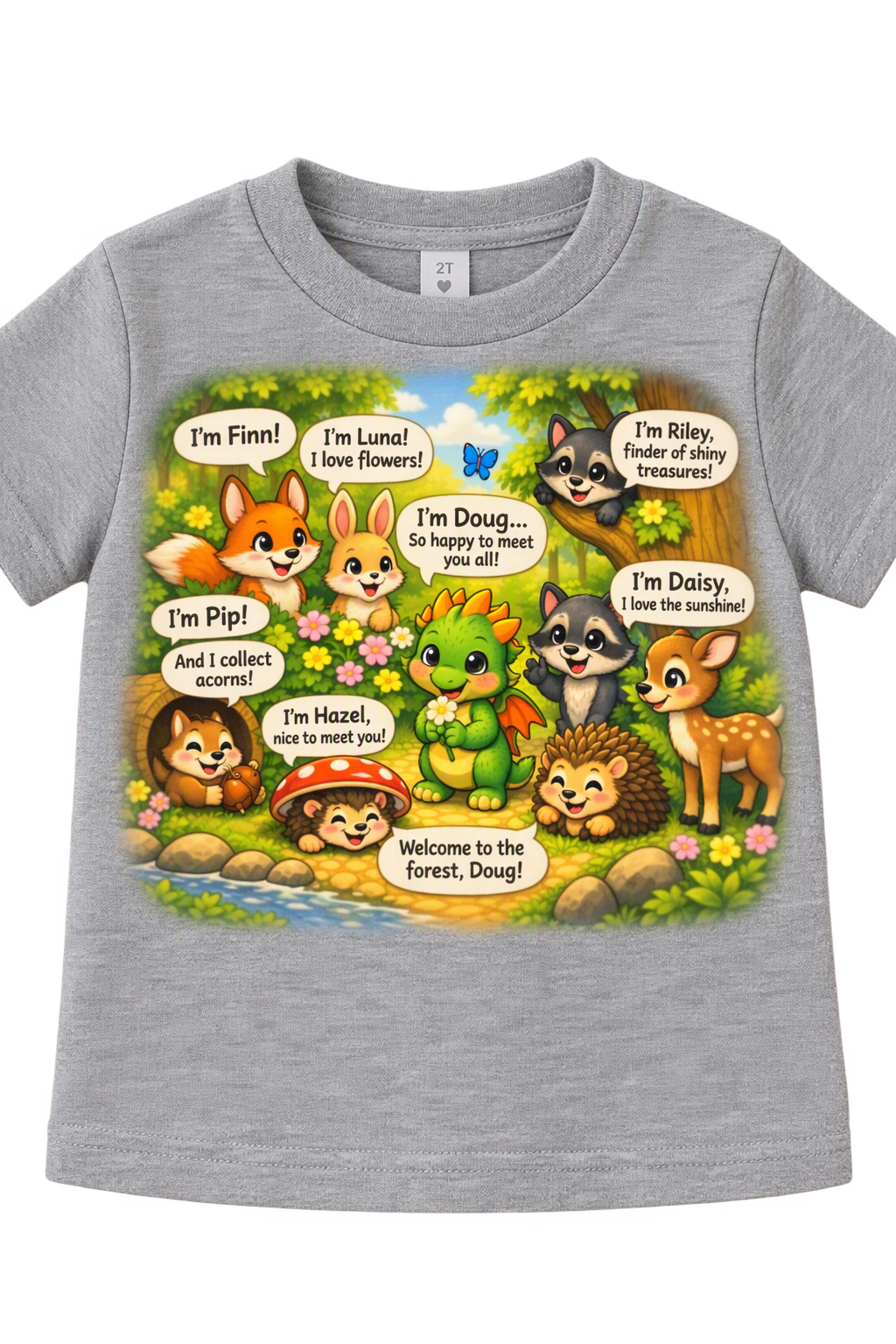 WOODLAND CREATURES TODDLER TEE