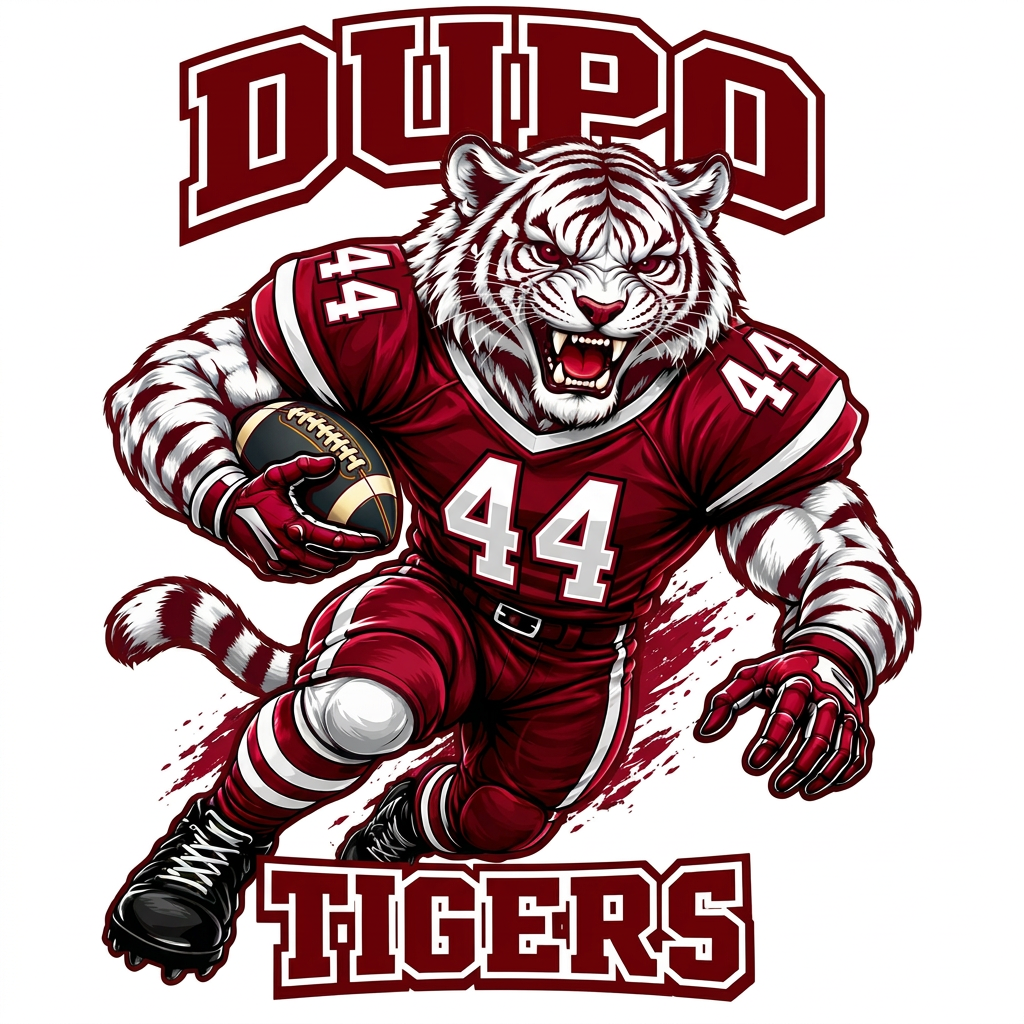 Dupo Tigers Football T-Shirt