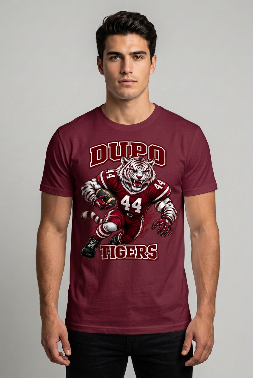 Dupo Tigers Male Maroon Shirt