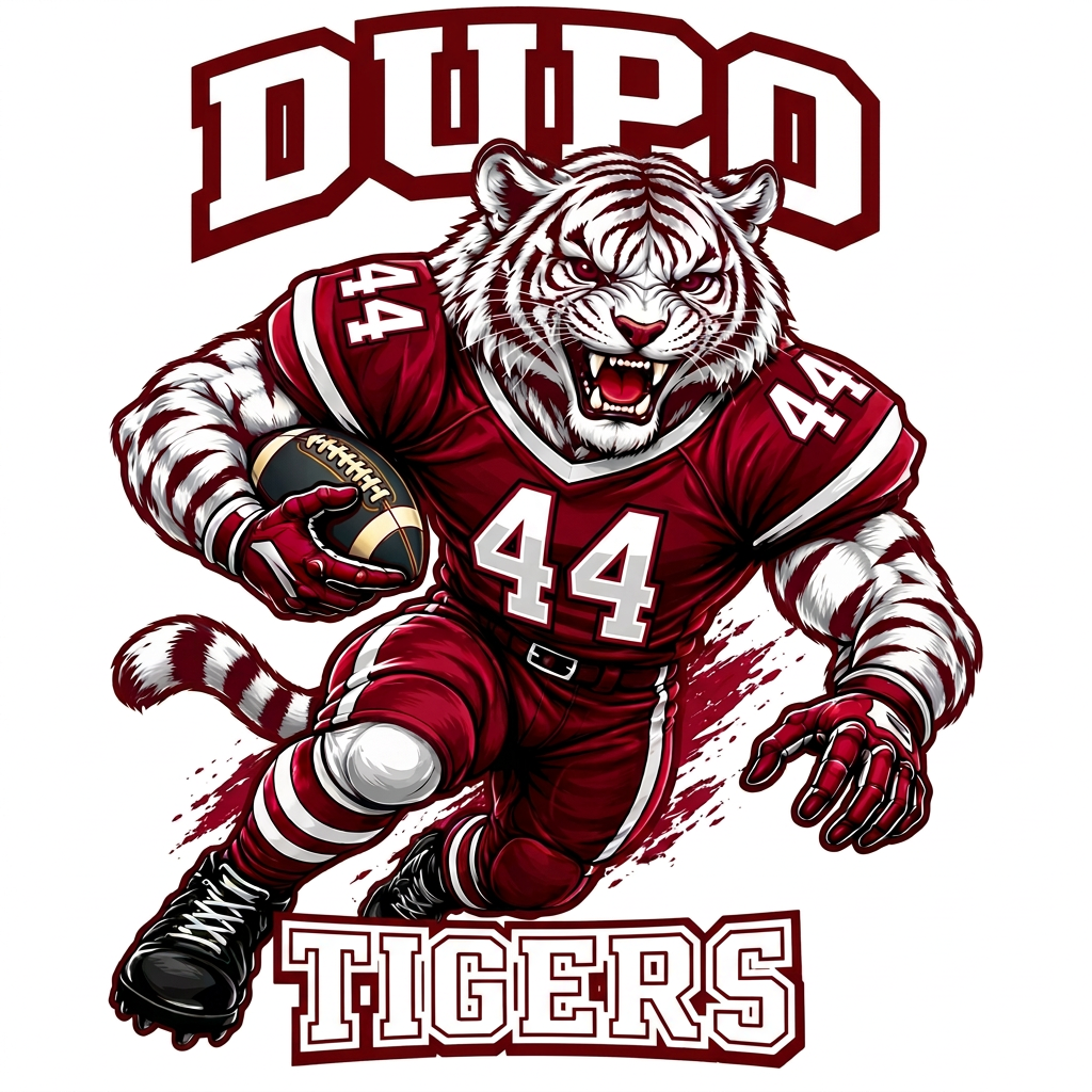 Dupo Tigers Football T-Shirt