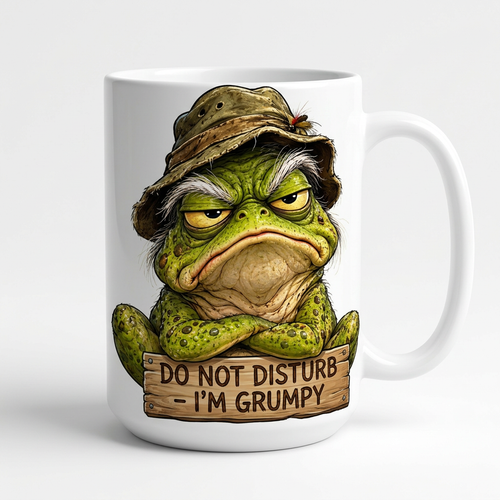 Grumpy Frog HOGG Mug - Transparent