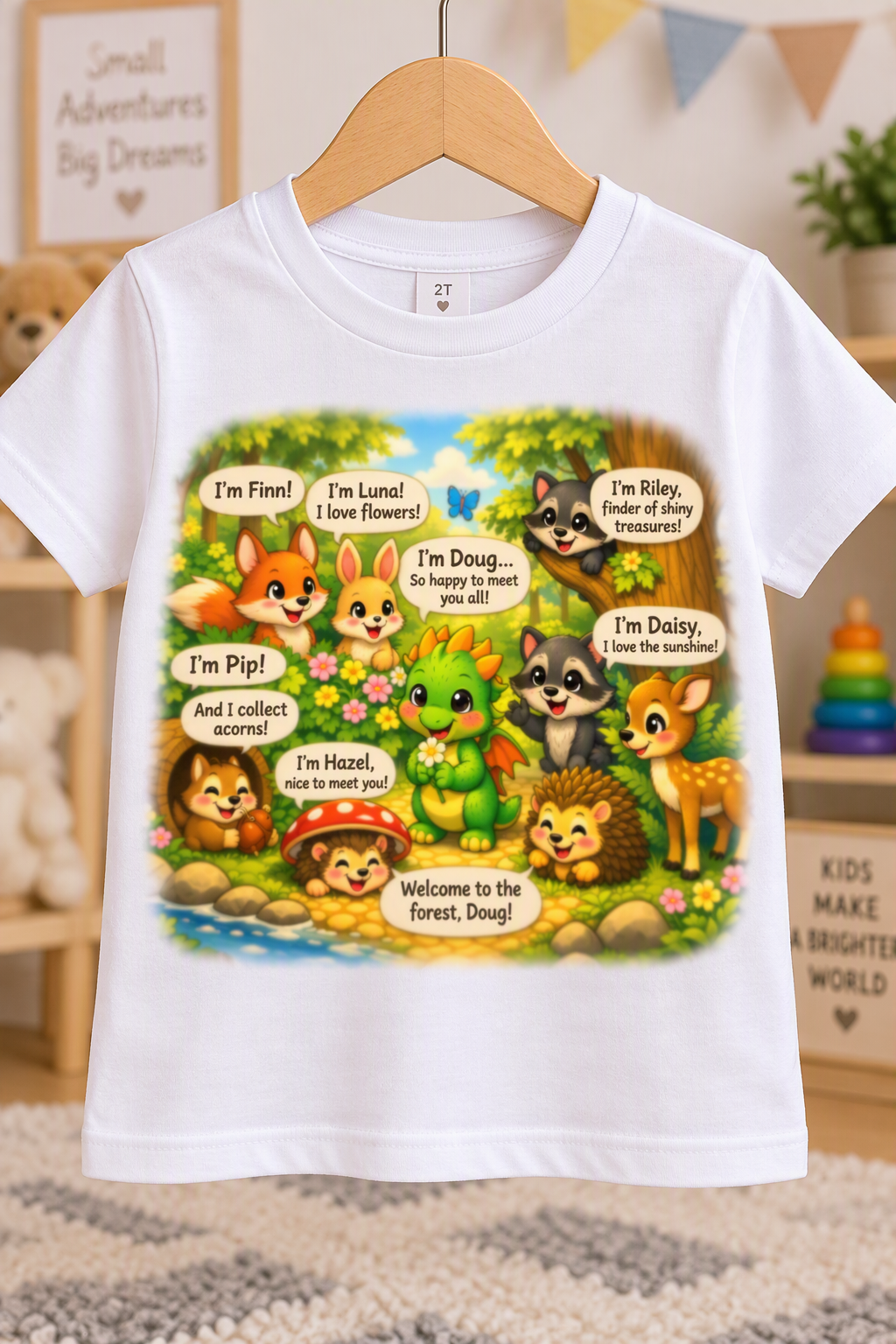 WOODLAND CREATURES TODDLER TEE